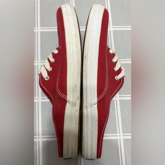 Keds Original Red Mule Slid Slip On Canvas Lace Up Shoe WF22606M Women 6.5 - Picture 5 of 10